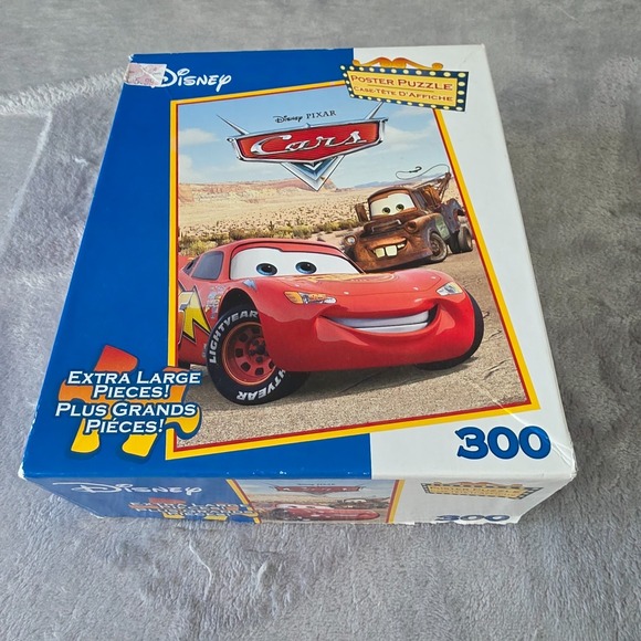 Disney Other - 2010 Disney Pixar Cars, Mater & Lightning McQueen 300 piece Poster Puzzle